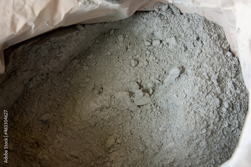 Cement powder in bag package
