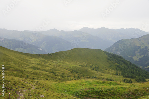 Panorama of Tappenkarsee valley  Austria