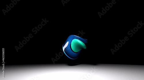 abstract shape background video, shapeless figure movement loop