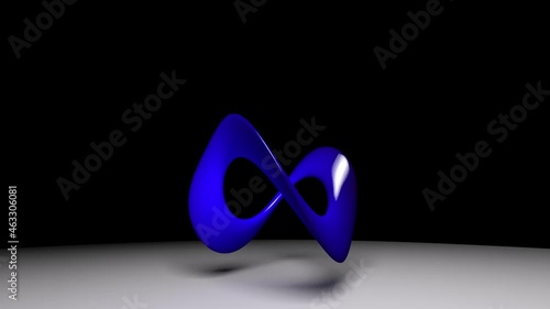 abstract shape background video, shapeless figure movement loop