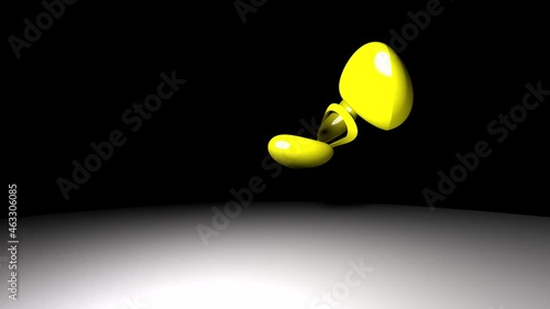 abstract shape background video, shapeless figure movement loop