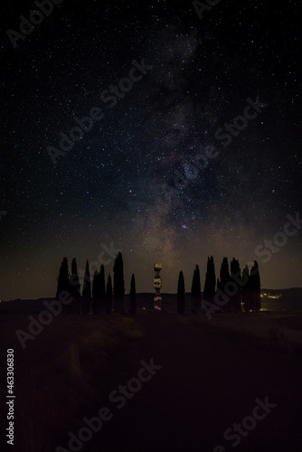 Milky Way in Tuscany  Italy