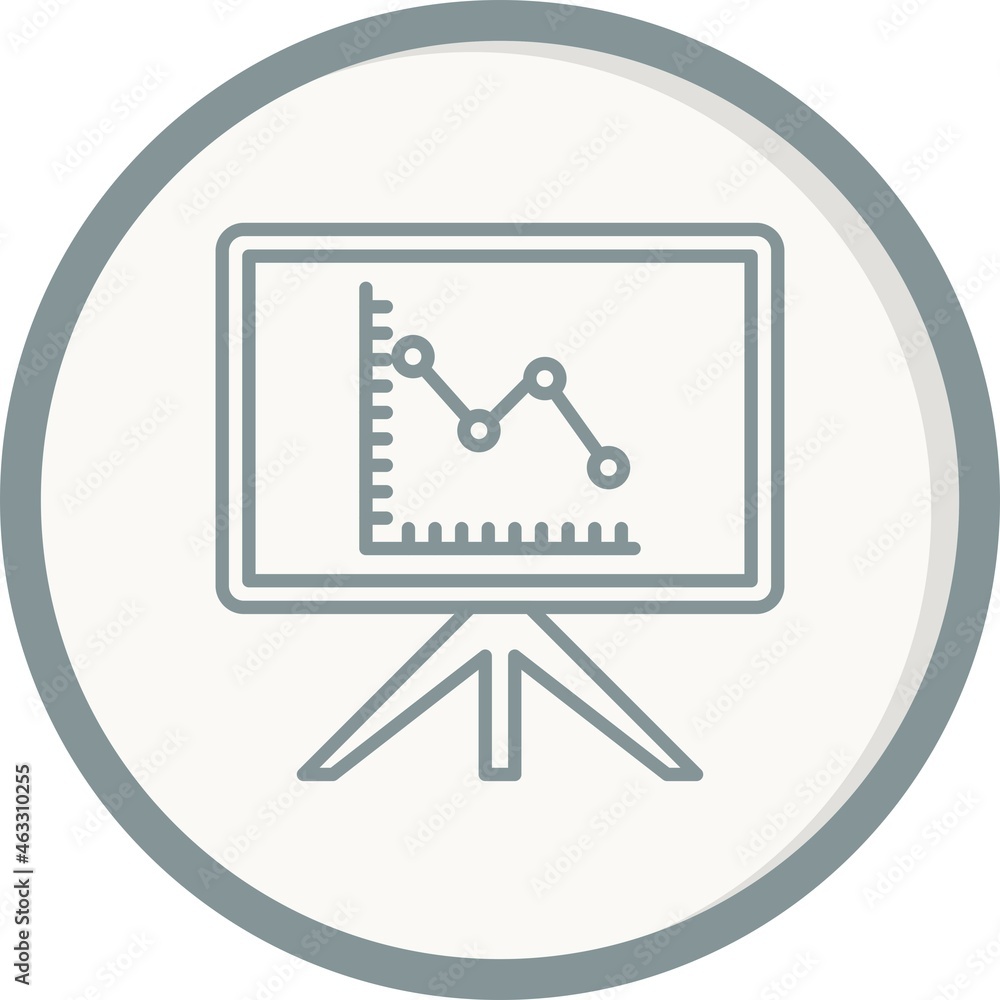 Presentation Filled Linear Vector Icon Design Presentation Filled Linear Vector Icon Design