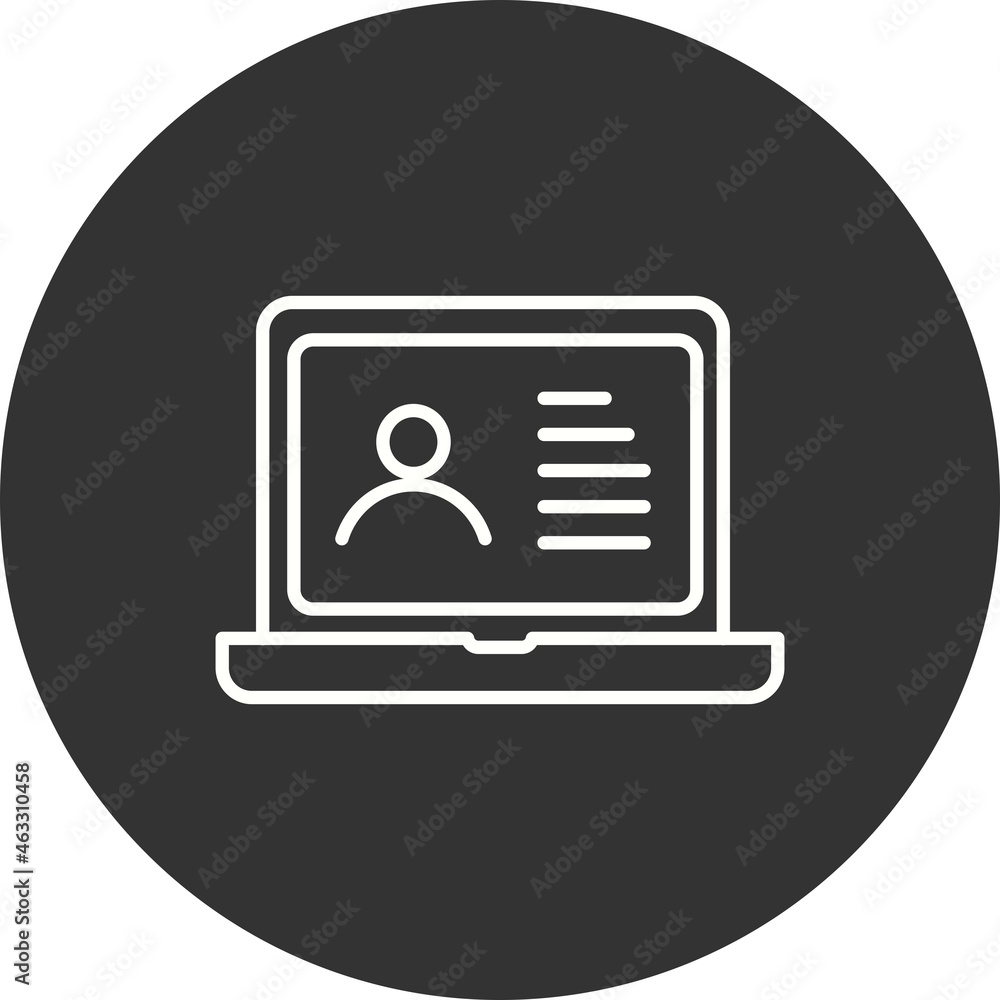 Portfolio Filled Linear Vector Icon Design Portfolio Filled Linear Vector Icon Design