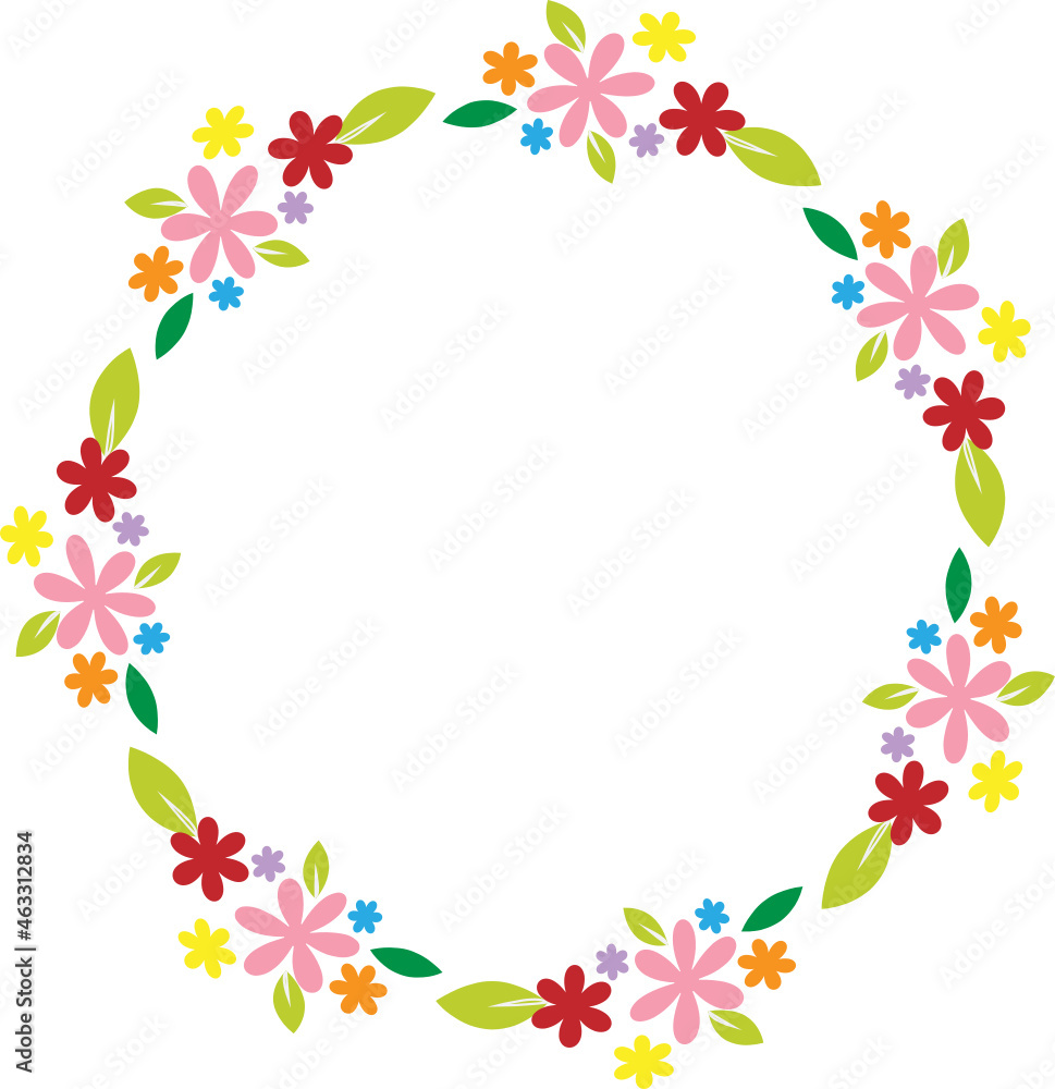 Fototapeta premium floral wreath