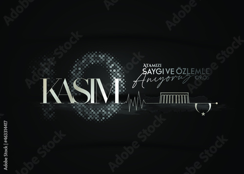 Commemoration of Mustafa Kemal Atatürk on November 10
vectorial.