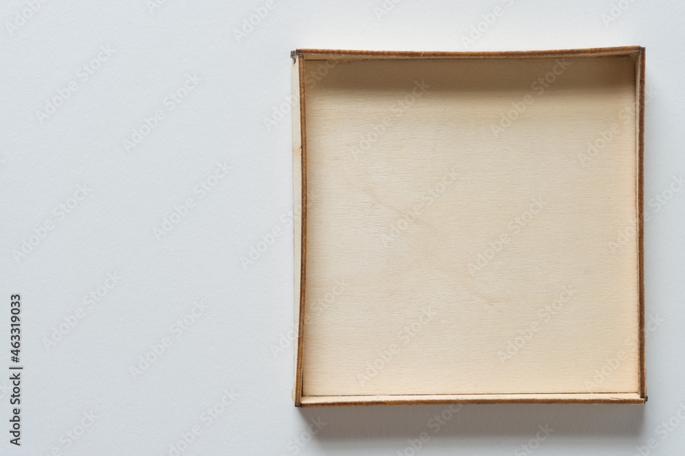 Fototapeta premium plain wooden box