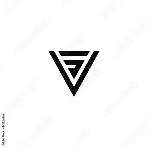 Free Download sv latter vector logo abstrack - GFXLoad
