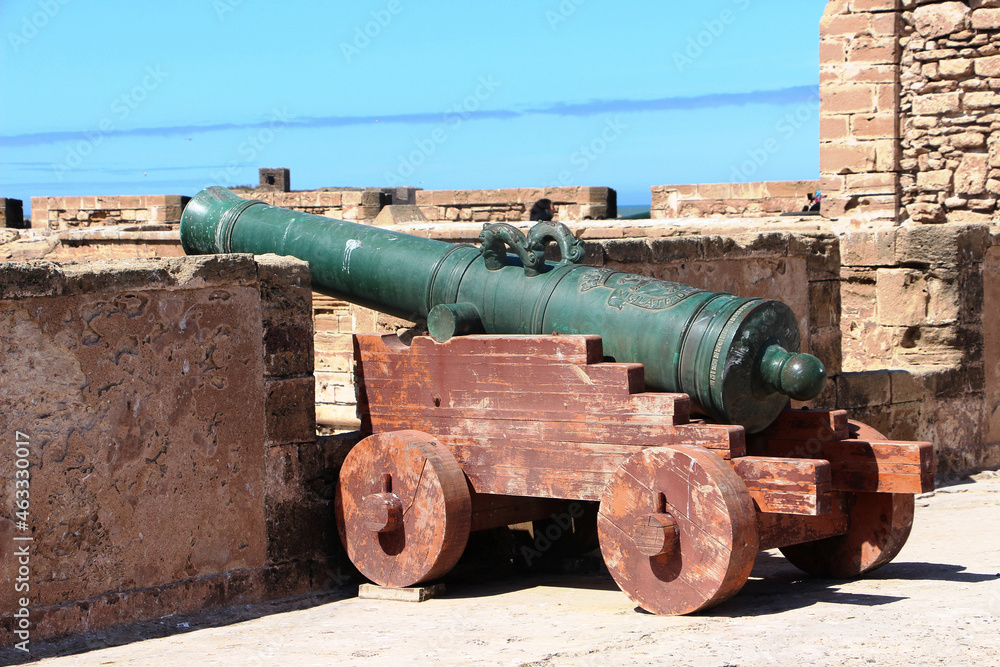 A beautiful photo of an old war cannon taken by me in Essaouira - Morocco.