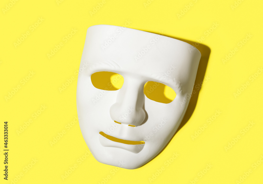 Guy Fawkes mask on color background Guy Fawkes mask on color background