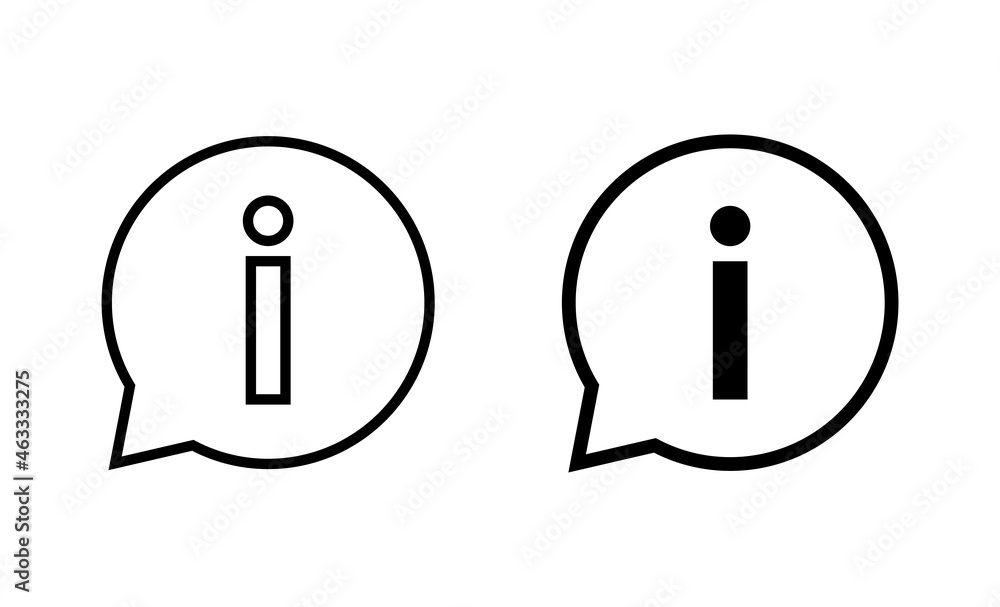 Info sign icons set. about us sign and symbol. Faq icon Info sign icons set. about us sign and symbol. Faq icon