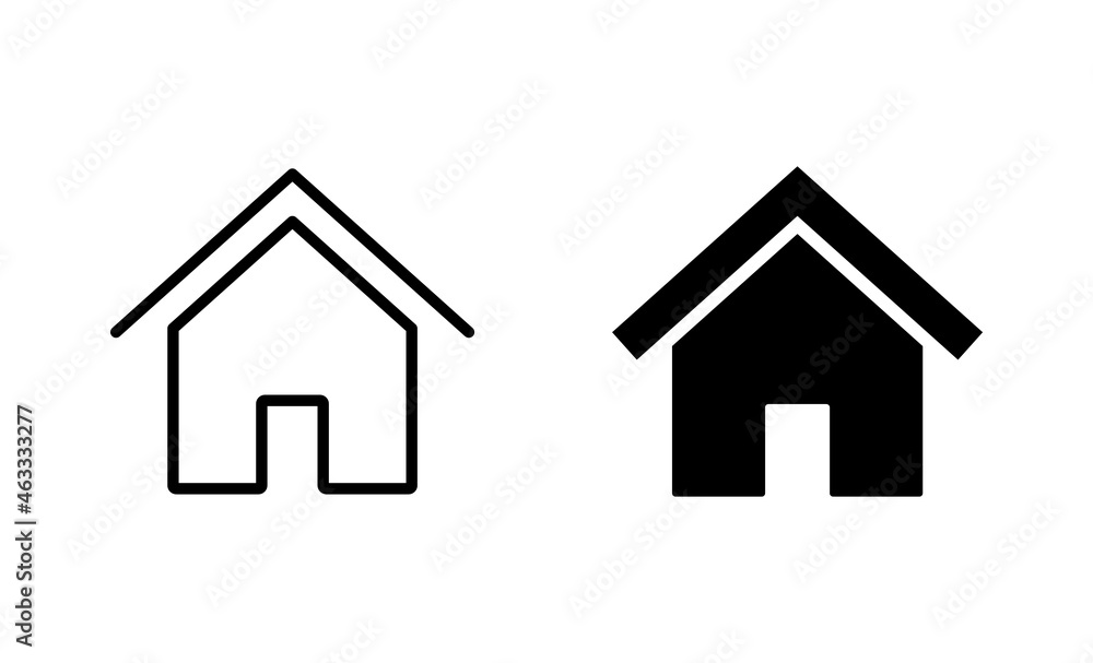 House icons set. Home sign and symbol House icons set. Home sign and symbol