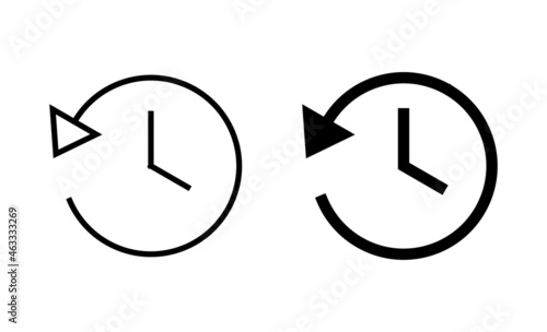 Free Download History icons set. recent event history sign and symbol - GFXLoad