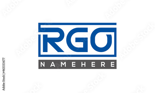 RGO creative three letters logo photo