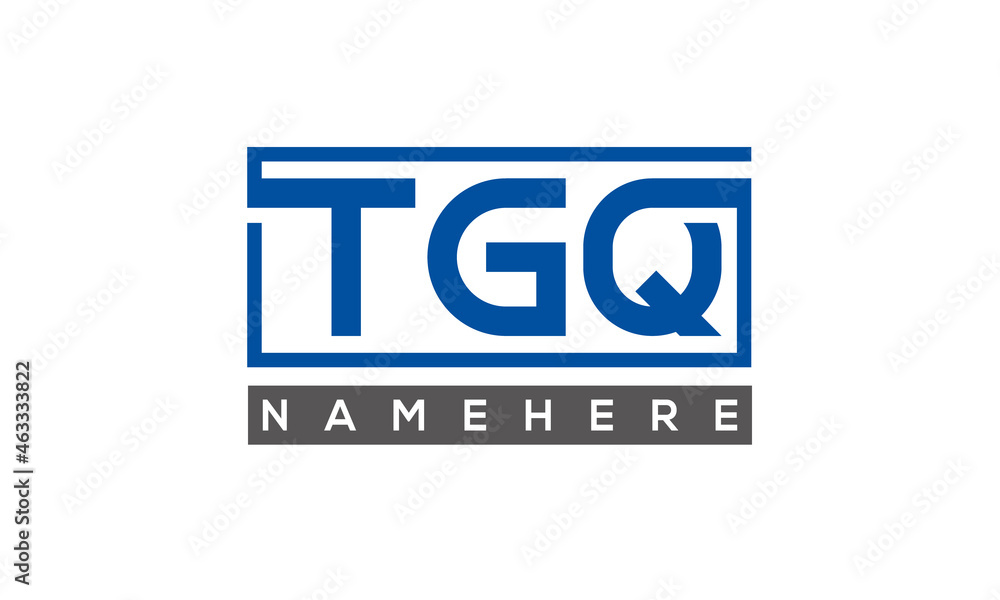 TGQ creative three letters logo TGQ creative three letters logo