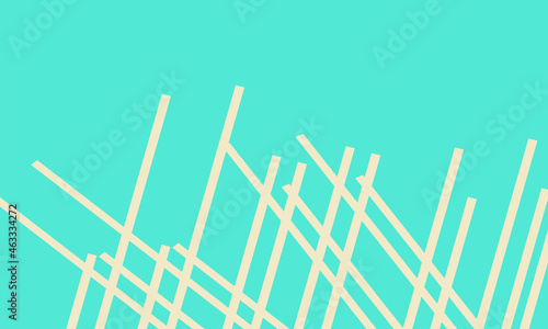 sky blue background with crossed stripes