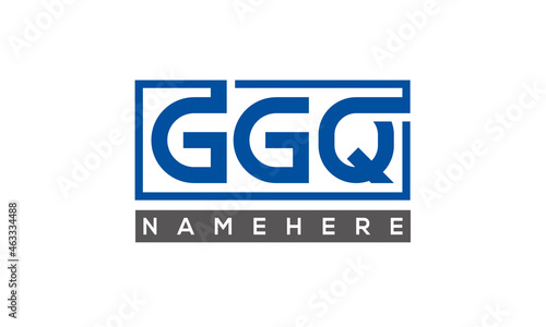 GGQ creative three letters logo 