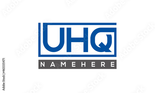 UHQ creative three letters logo 