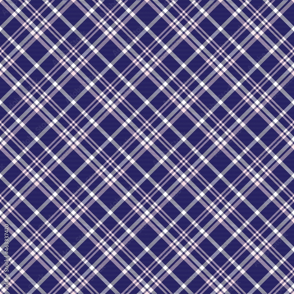 Pink Navy Diagonal Plaid Tartan textured Seamless Pattern Design Pink Navy Diagonal Plaid Tartan textured Seamless Pattern Design