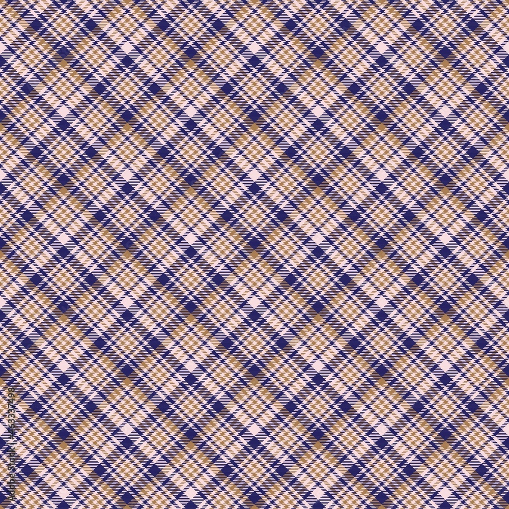 Pink Navy Diagonal Plaid Tartan textured Seamless Pattern Design Pink Navy Diagonal Plaid Tartan textured Seamless Pattern Design