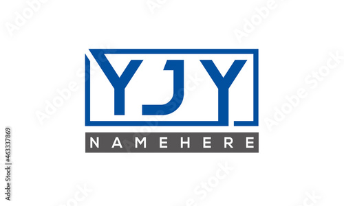 YJY creative three letters logo