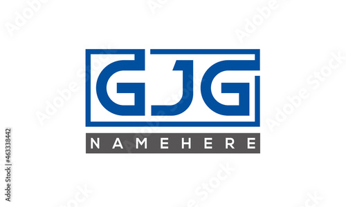 GJG creative three letters logo