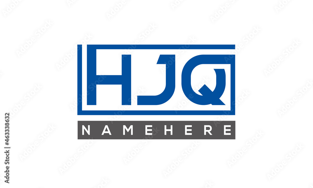 HJQ creative three letters logo HJQ creative three letters logo