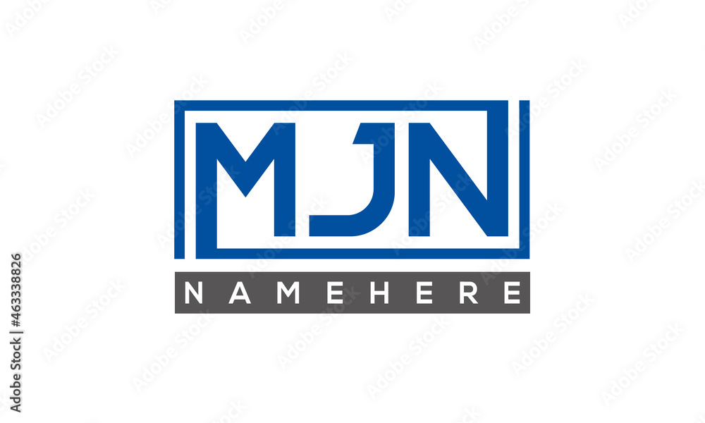 MJN creative three letters logo MJN creative three letters logo