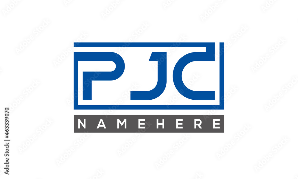 PJC creative three letters logo	