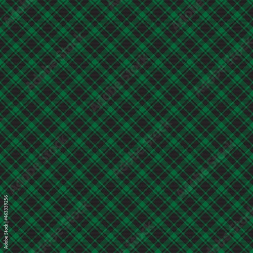 Green Diagonal Plaid Tartan textured Seamless Pattern Design