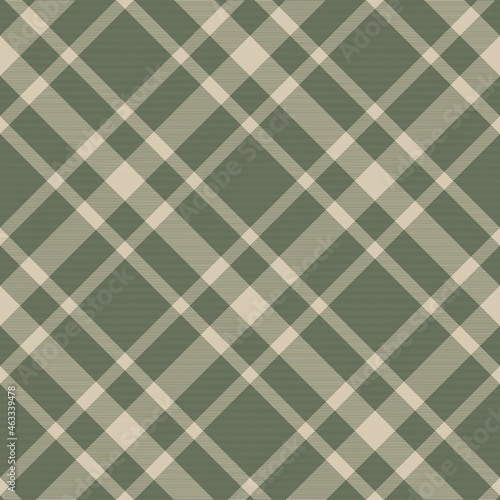 Green Diagonal Plaid Tartan textured Seamless Pattern Design