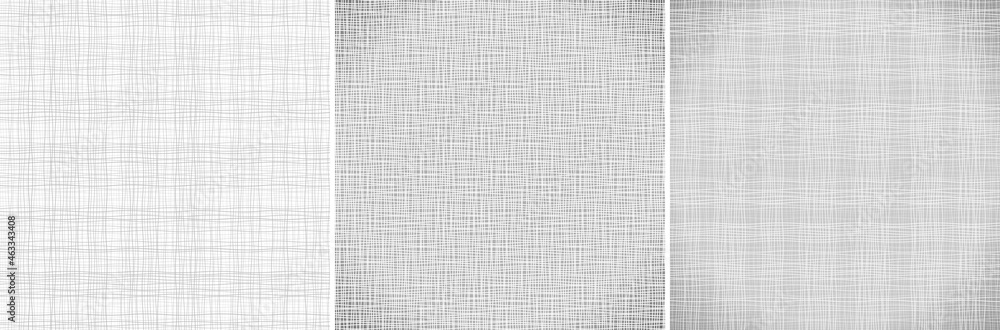 Thread texture set. Fabric pattern. Canvas background. Linen fabric ...