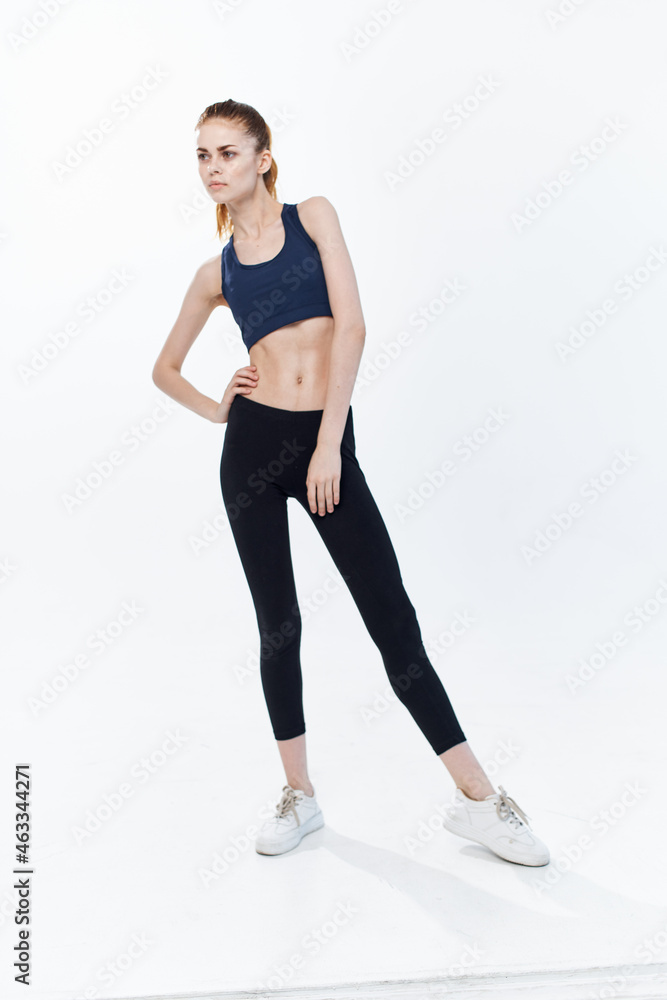 athletic woman exercise workout cardio gymnasium energy