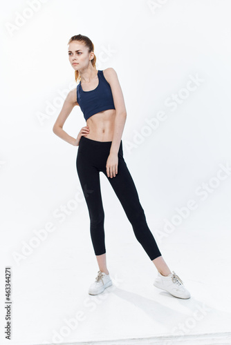 athletic woman exercise workout cardio gymnasium energy