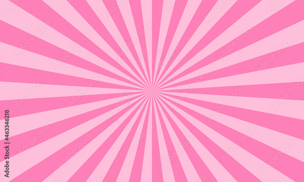 Obraz premium Rays background in retro style. Vector. Valentines day.