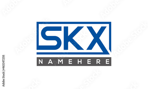 SKX creative three letters logo