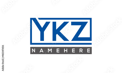 YKZ creative three letters logo 