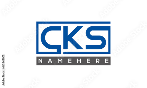 CKS creative three letters logo	