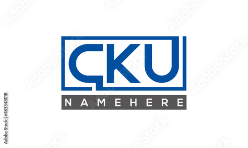 CKU creative three letters logo 