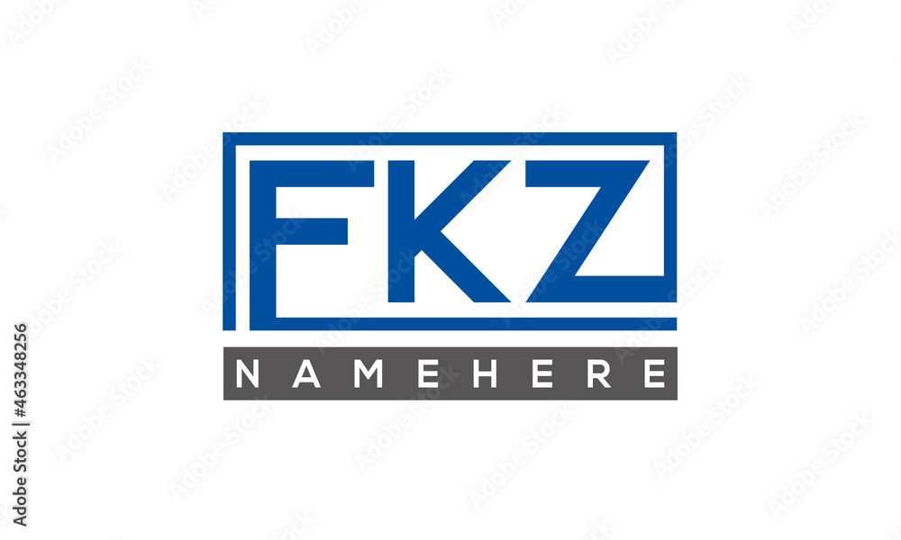FKZ creative three letters logo FKZ creative three letters logo