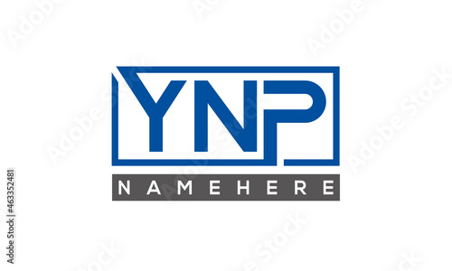 YNP creative three letters logo 