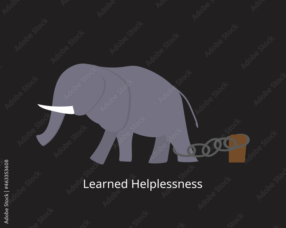 Learned helplessness is a state that occurs after a person has experienced a stressful situation repeatedly and believe that they are unable to change the situation