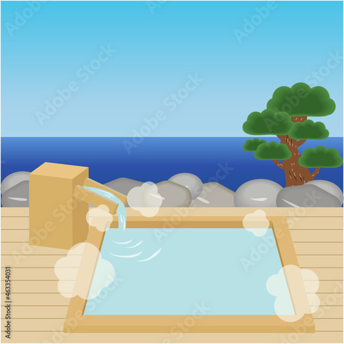 海が見える露天風呂