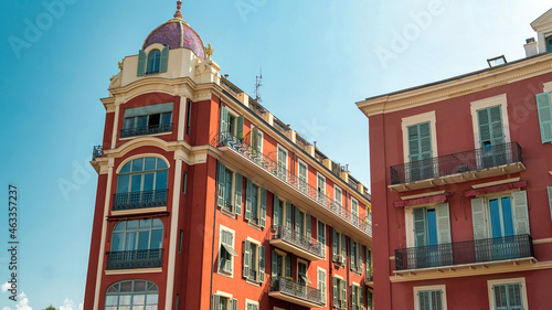 Obraz na płótnie Residential buildings in Nice, France w salonie