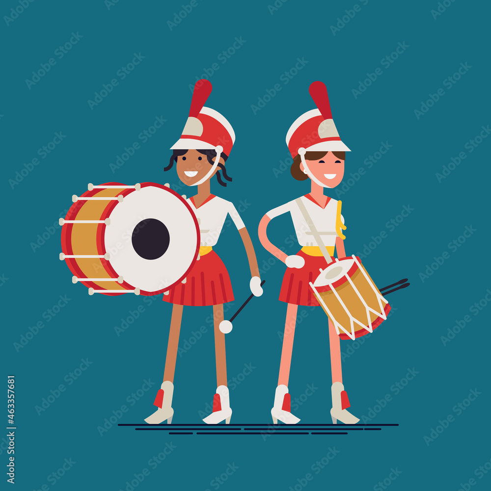 Marching Band Drummer