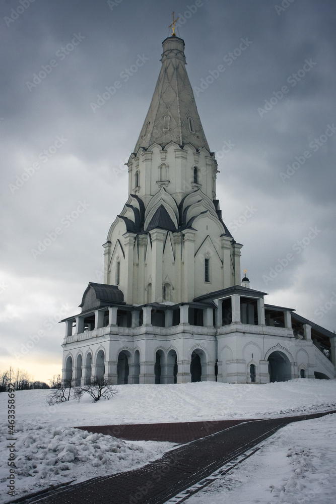 One of the old churches in Moscow