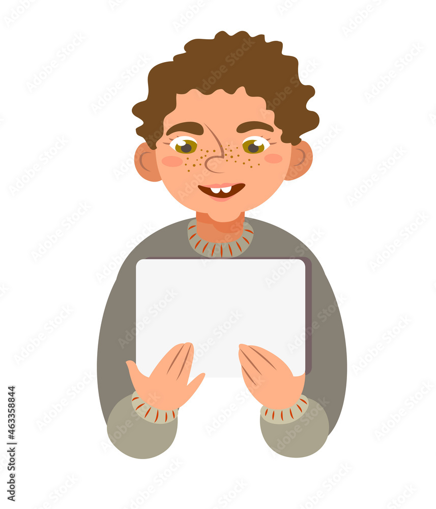 Happy child holding a blank billboard. Isolated portrait..Little boy holding blank poster campaigning and promoting Happy child holding a blank billboard. Isolated portrait..Little boy holding blank poster campaigning and promoting
