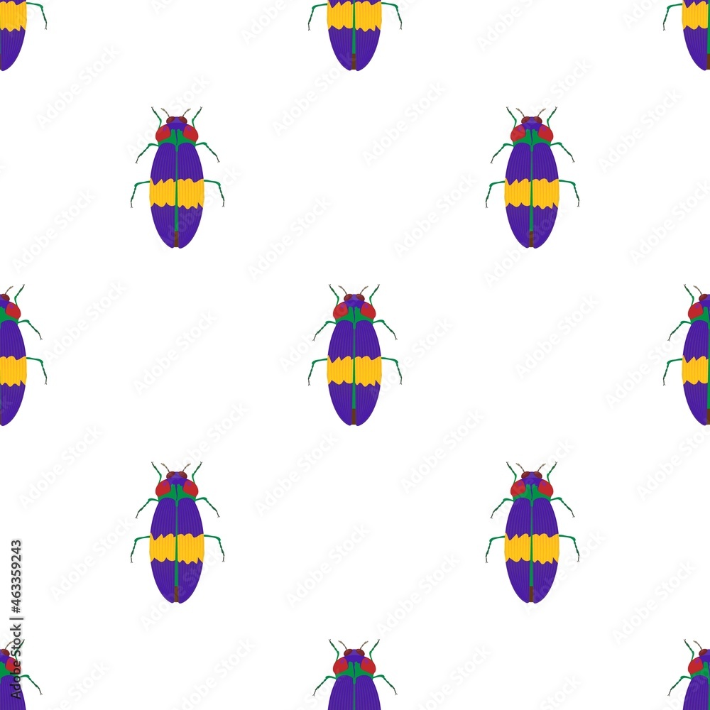 Obraz premium Bug pattern seamless background texture repeat wallpaper geometric vector