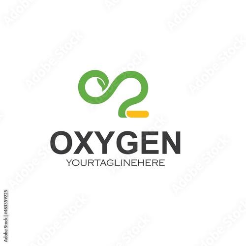 oxygen icon vector concept design template