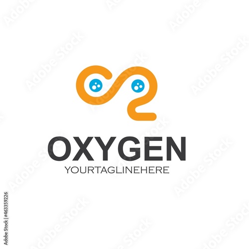 oxygen icon vector concept design template